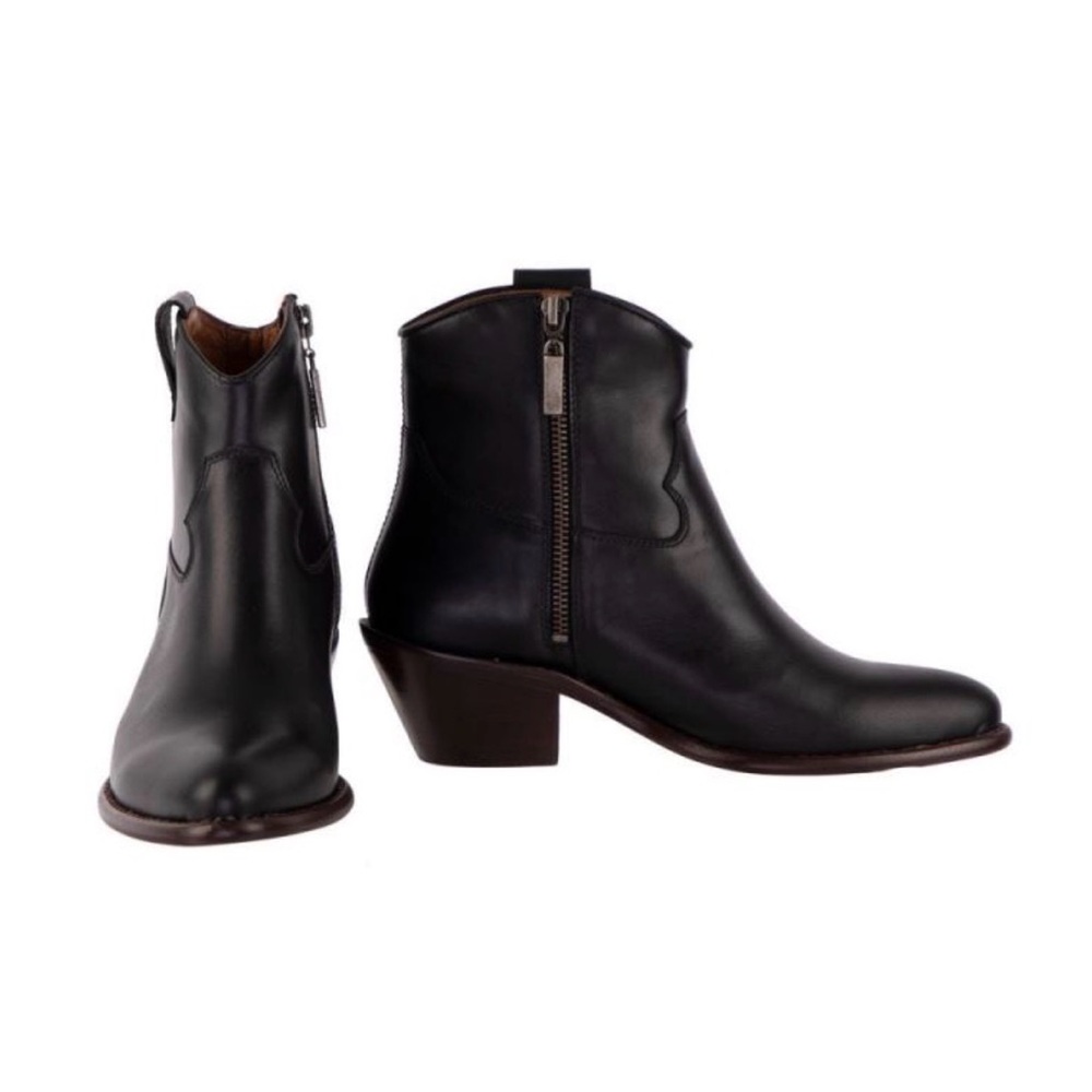 Lucchesse Lilah Black Ankle Boots size 8.5